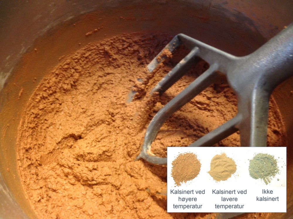 Ecocement from Norwegian clay