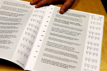 Study results show that type size matters the most for readability, but the font choice is less important. Photo: Marte Foss / NTNU