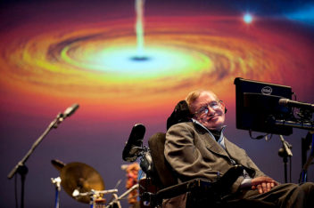 Stephen Hawking at the 2014 Starmus festival. Photo: Starmus