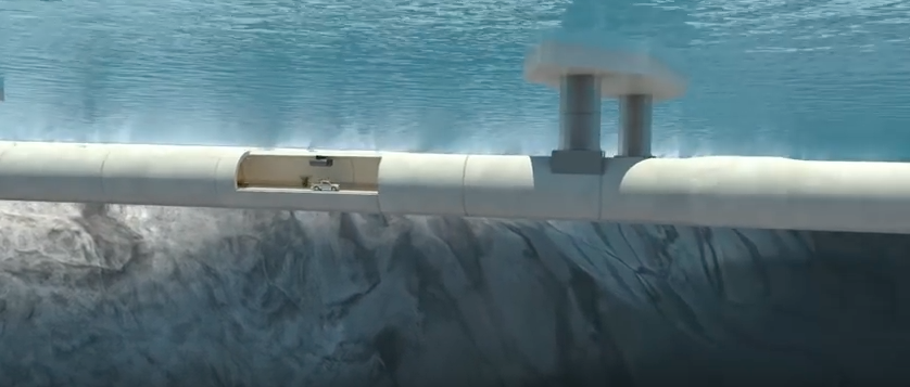 A floating tunnel under Sognefjord could withstand an explosion
