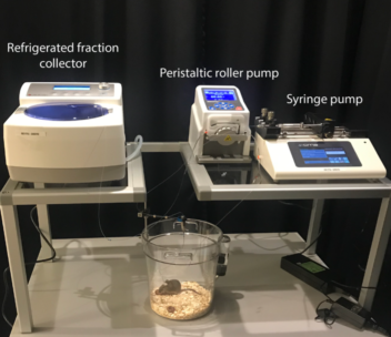 mikrodialysis equipment setup