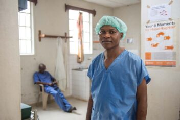 Emmanuel Tommy, community health officer trained by CapaCare to do emergency surgery. Photo: CapaCare.org