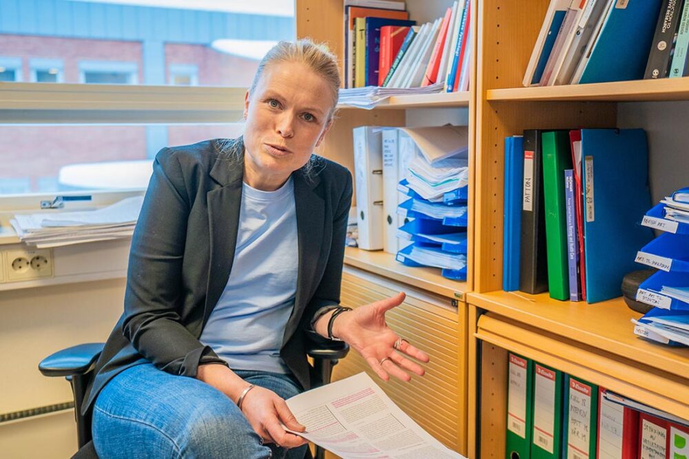 Randi Olsson Haave in her office.