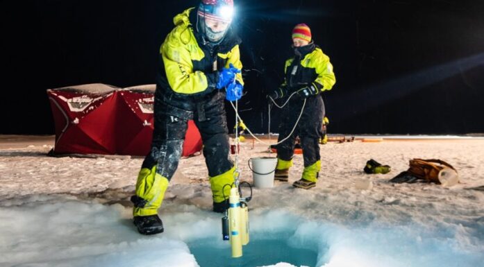 Arctic research studying winter carbon stocks