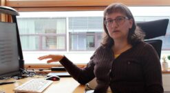 Melanie Magin in her office