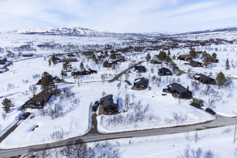 Hut development in Hovden, Norway