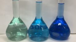 hydrogen production; flasks with different nickel plating solutions