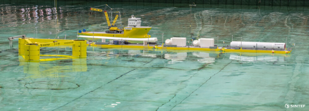 The researchers can test how several modules affect each other under different weather and current conditions