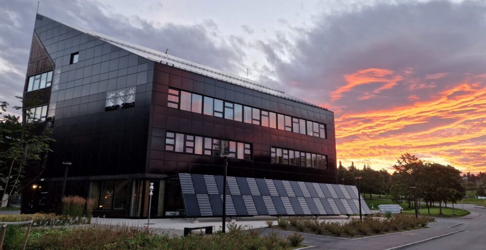 The Zero Emissions Building Laboratory, run by NTNU and SINTEF. Photo.