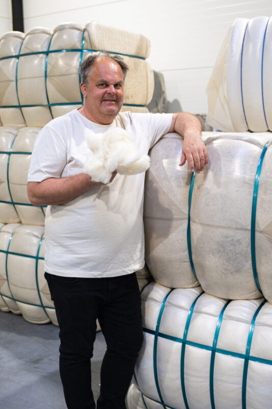 Pål Erik Haraldsen is the founder of Norsk Tekstilgjenvinning.
