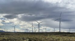 Smøla Wind turbine installation. Photo.