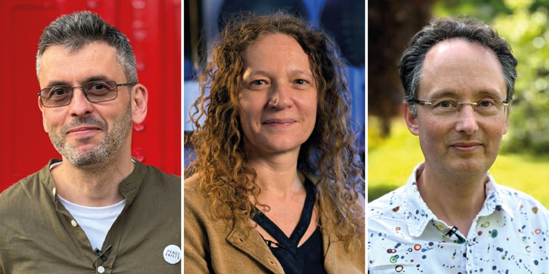 2026 Kavli Astrophysics Winners Vasily Belokurov, Amina Helmi and Rodrigo Ibata. Photo montage.
