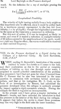 Text from a 1917 article about boiling water bubbles. Screenshot