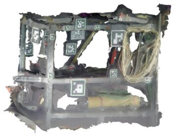 Image of docking station at a depth of 90 metres. Photo.